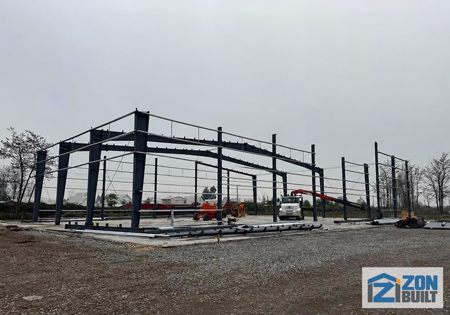 Construction of steel cold storage warehouse in Chile