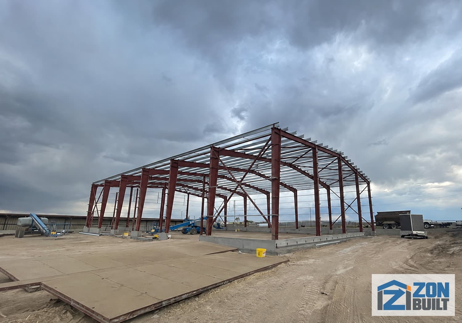 steel building construction