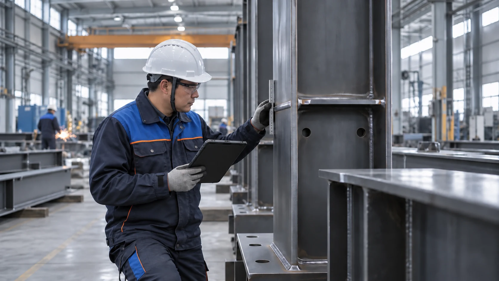 Steel structure fabrication and quality control